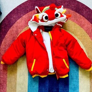 Chinese dragon hoodie jacket